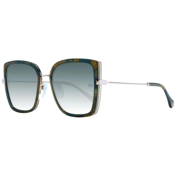Green Square Sunglasses Gradient Lens