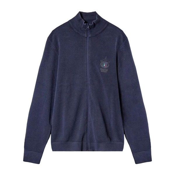 Full Zip Cotton Sweater