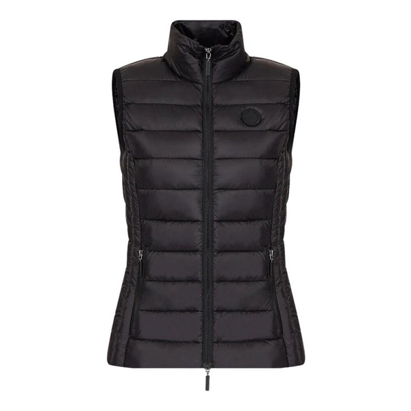 Black Sleeveless Puffer Vest