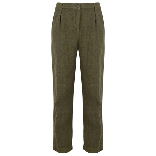 Green Elastic Waist Trousers