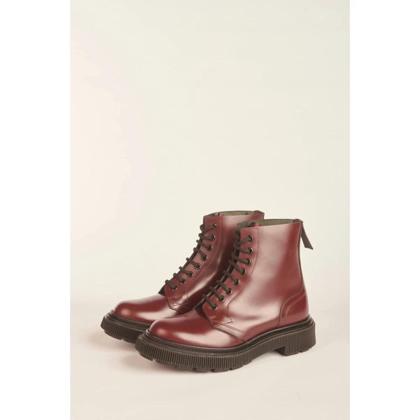 Bordeaux Lace-Up High Boot