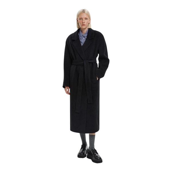 Belted Coat with Wide Lapels
