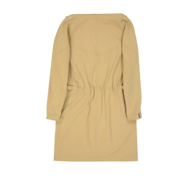 Wool Blend Mini Dress Long Sleeves