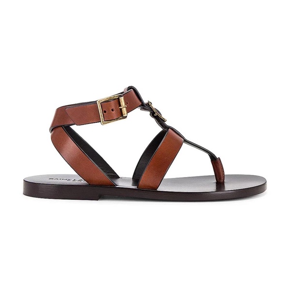 Saint Laurent Hardy Leather Sandals Women