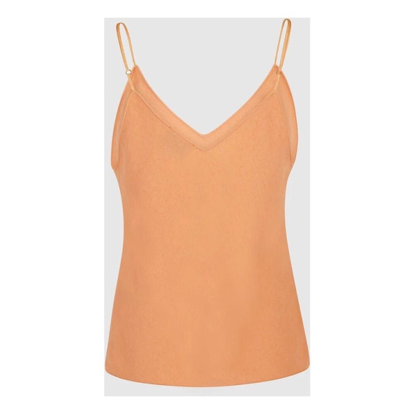 V-Neck Spaghetti Strap Textured Top
