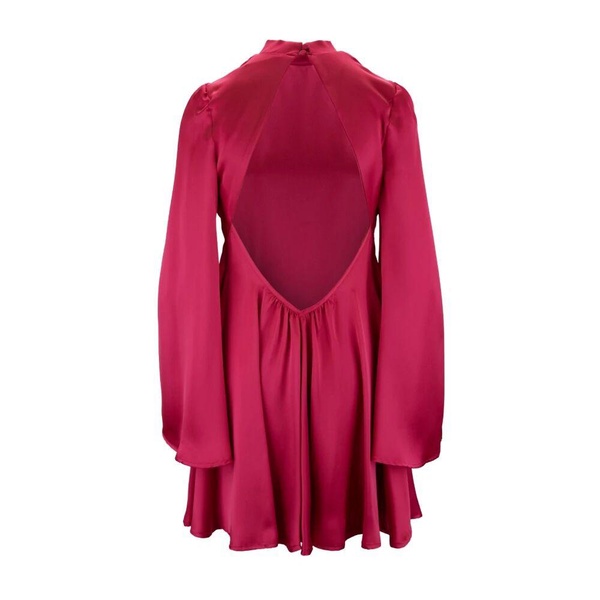 Open Back Buttoned Dress