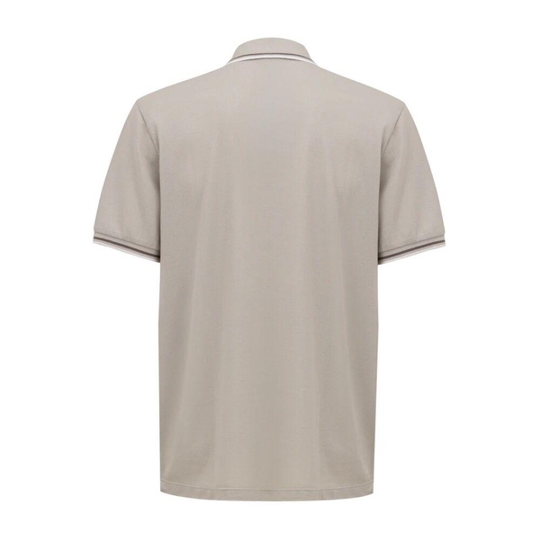 Short Sleeve Gray Polo Shirt