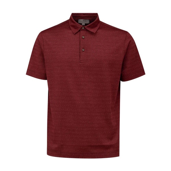 Burgundy Short Sleeve Polo Shirt