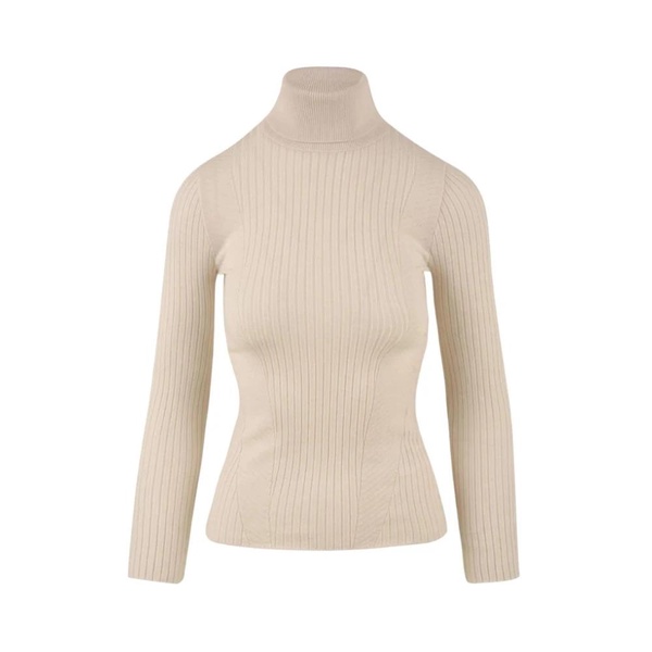 Ribbed Turtleneck Sweater