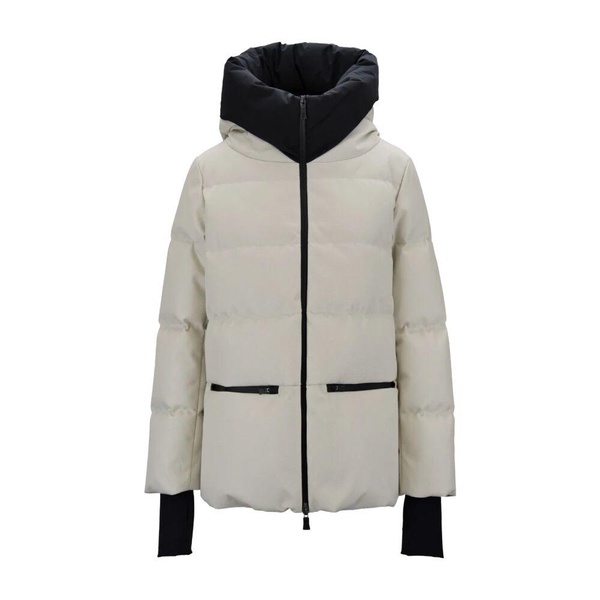 Short Down Jacket with High Collar