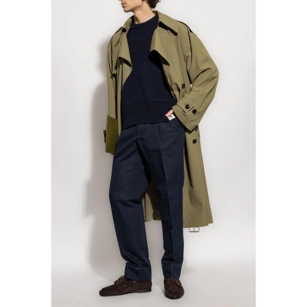 Creased trousers