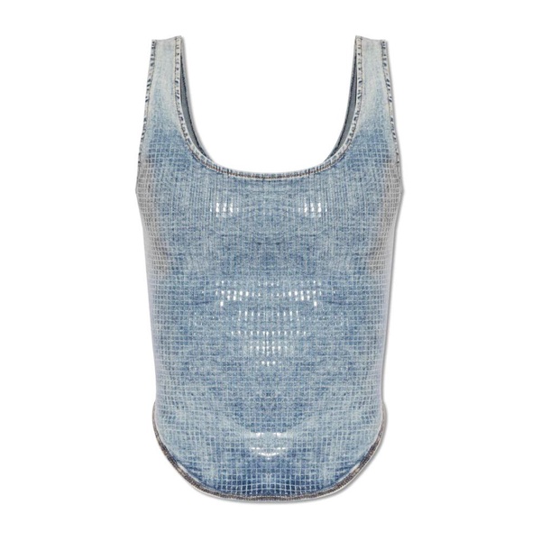 DE-SHI-S cropped denim top