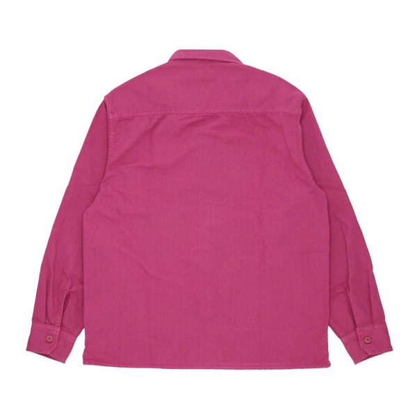 Magenta Shirt Jacket Lightweight Cotton