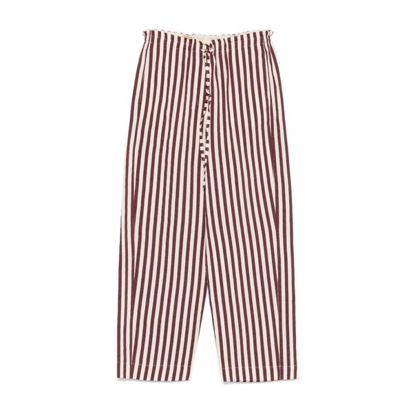 Bordeaux Red Elasticated Trousers