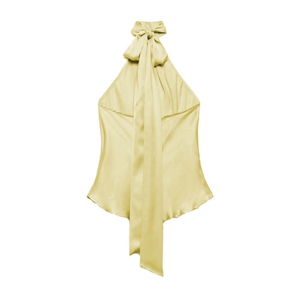 Halterneck Top with Maxi Bow