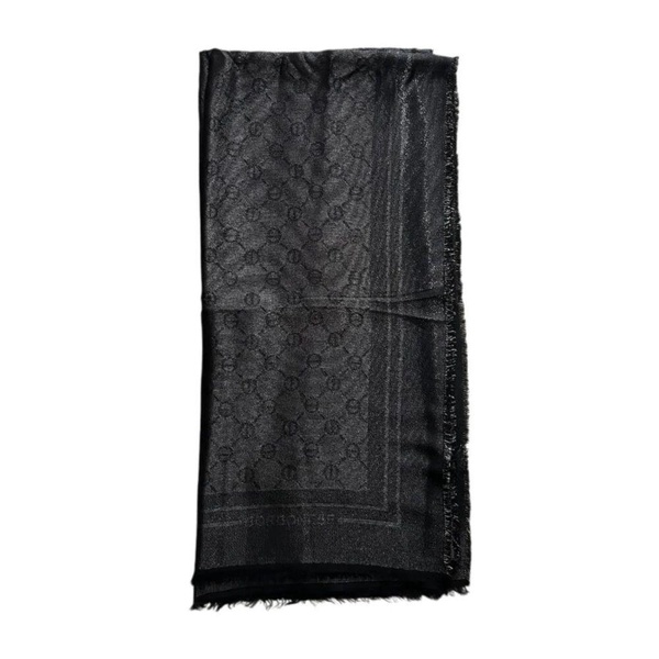Jacquard Wool Scarf All Over Print