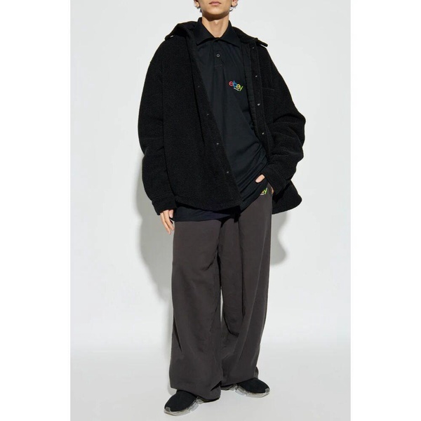 Padded shirt in oversize style