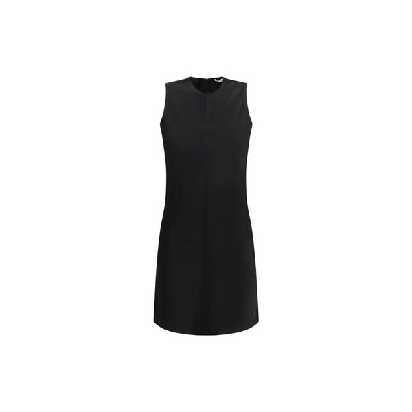 Chic Sleeveless Dress with Back Zipper