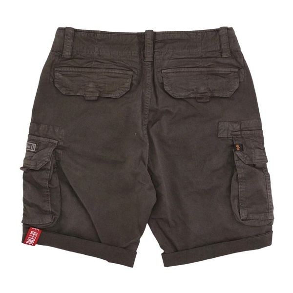 Cargo Pocket Short Trousers Gray Black