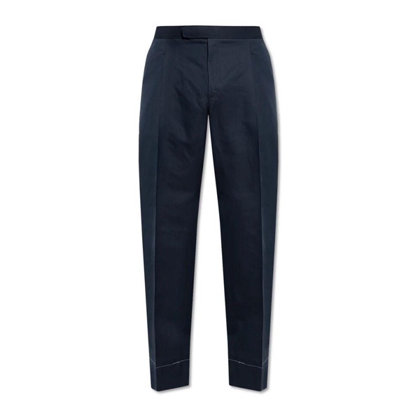 Creased trousers