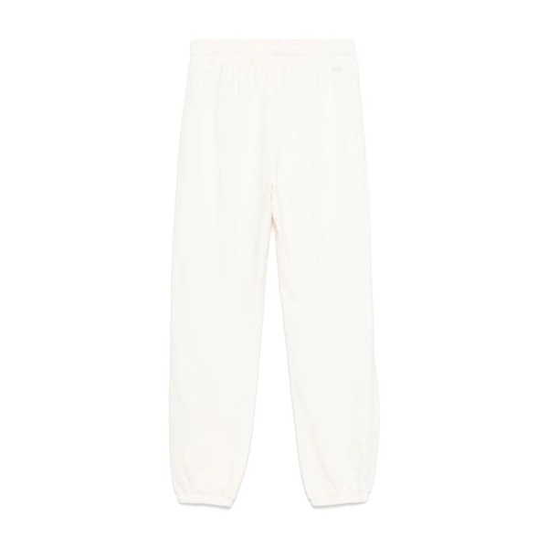 Elasticated Drawstring Trousers White
