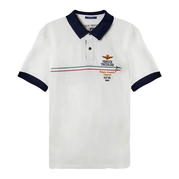 Tricolori Arrows Polo White Embroidery