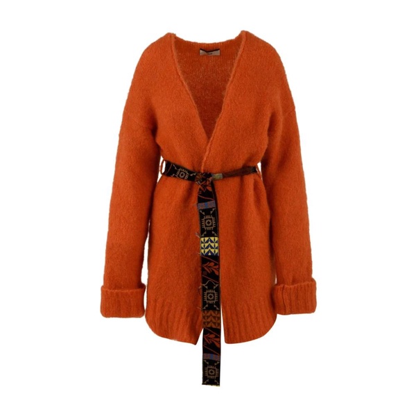 Orange Cardigan Cardigan