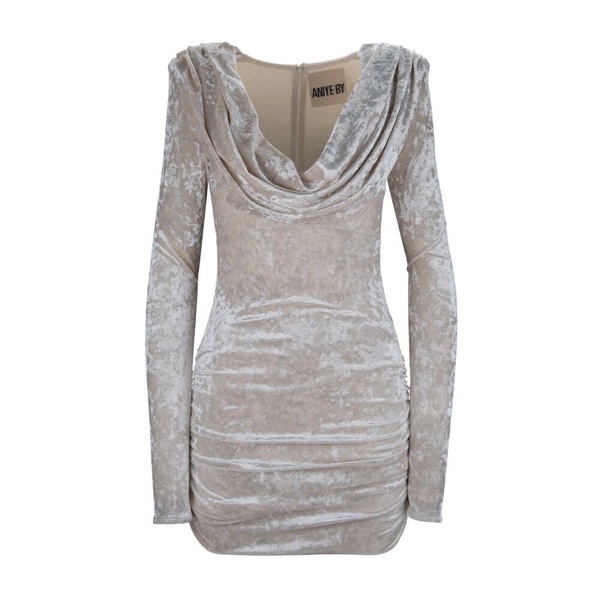 Short Dress with Zipper and Hook