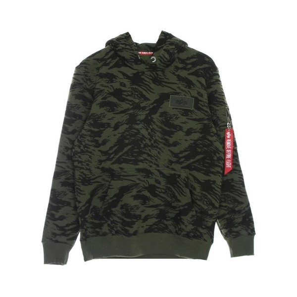 Green Camo Brushstroke Hoodie Stylish