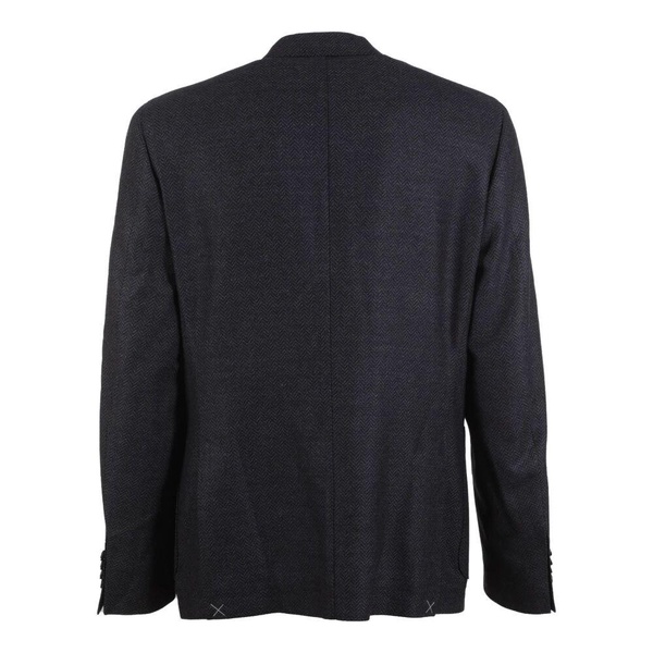 Gray Wool Two-Button Jacket