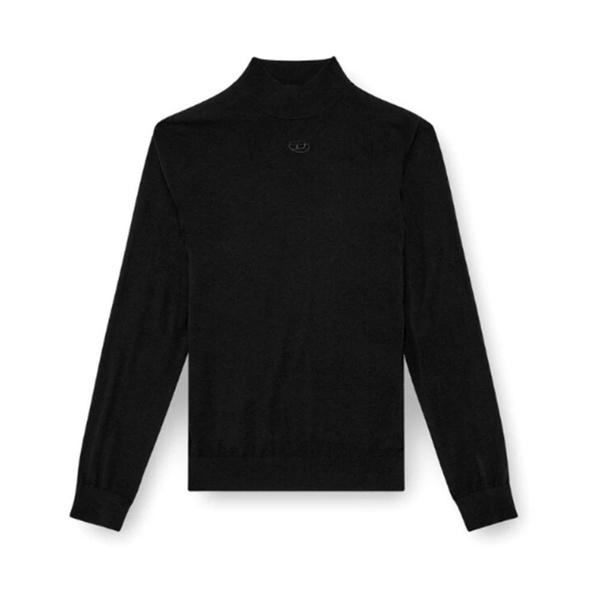 Wool Dolcevita Sweater in Black