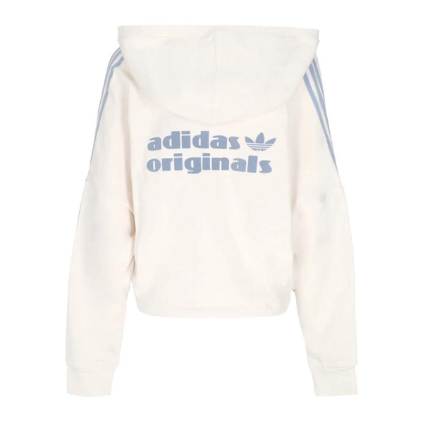 Cropped V-Neck Hoodie