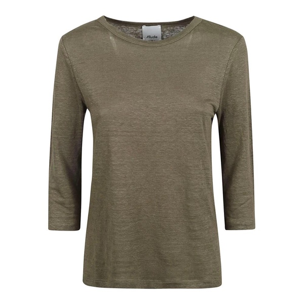 Linen Boat Neck Top