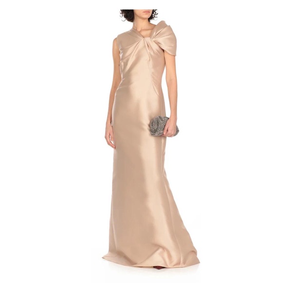 Elegant Ivory One Shoulder Dress