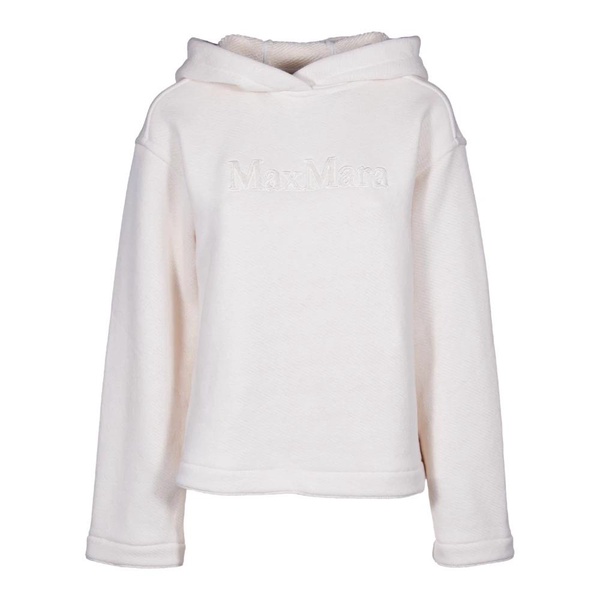 White Short Hoodie with Hood