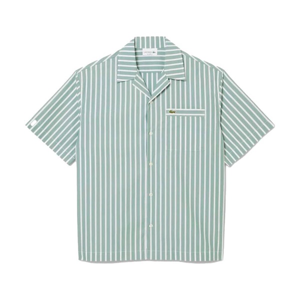 Relaxed Fit Striped Short Sleeve Shirt