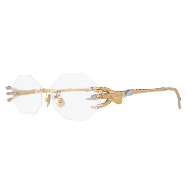 Octagonal Diamond Optical Claw Sunglasses