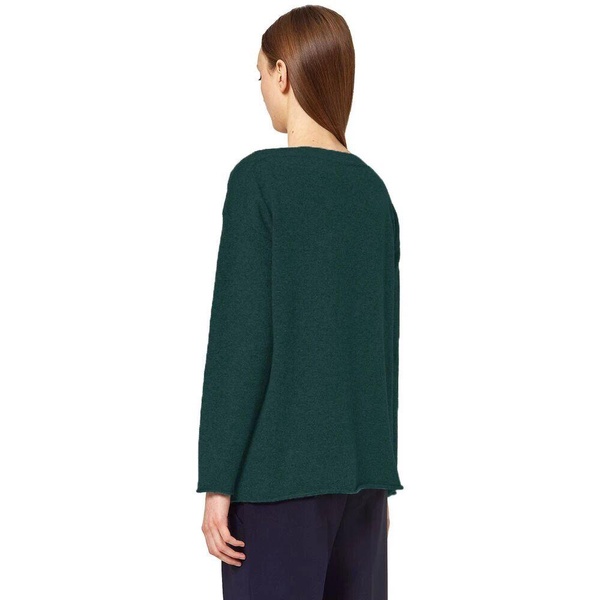 Silk Pullover with Boat Neck