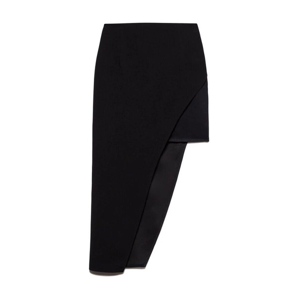 Asymmetrical Isha Skirt in Technical Fabric