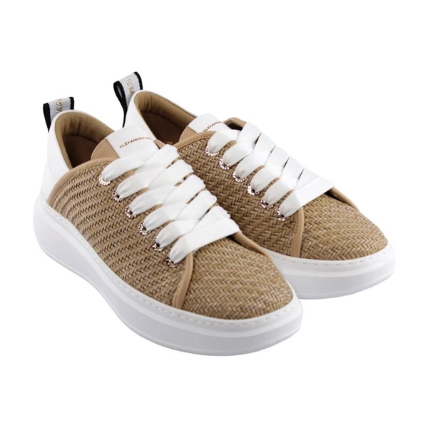 Leather Braided Sneakers
