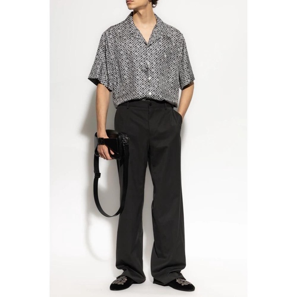 Silk shirt with pocket