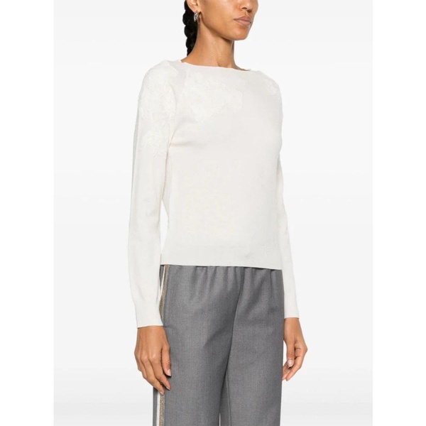 Off White Knit Top