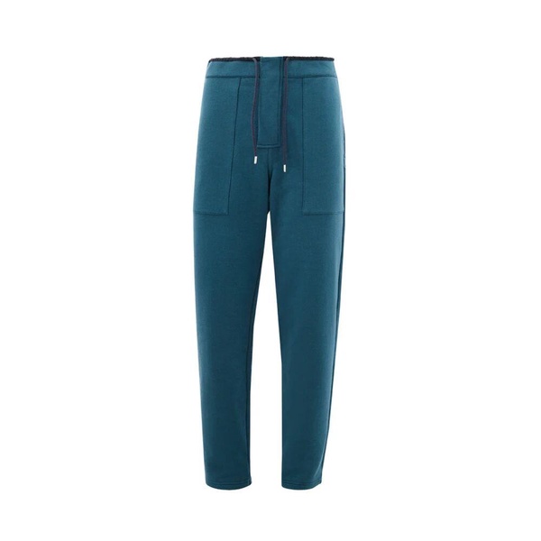 Blue Jogging Tech Fabric Pants
