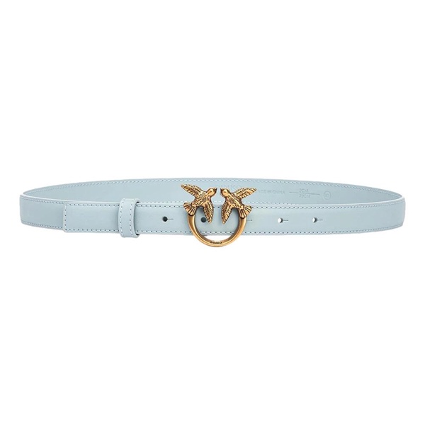 Love Berry Light Blue Leather Belt