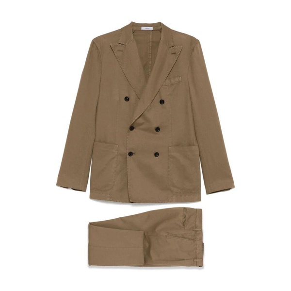 Golden Brown Suit with Concealed Front
