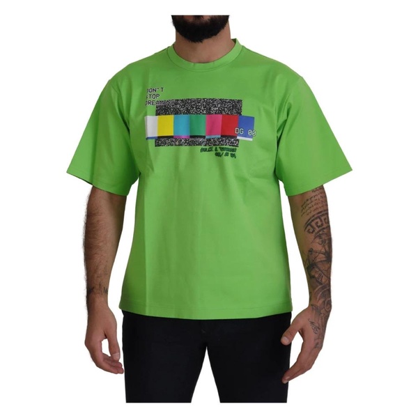 Green Cotton DG CHANNEL Top T-shirt