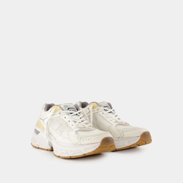 White Synthetic Leather Sneakers - Lightstar