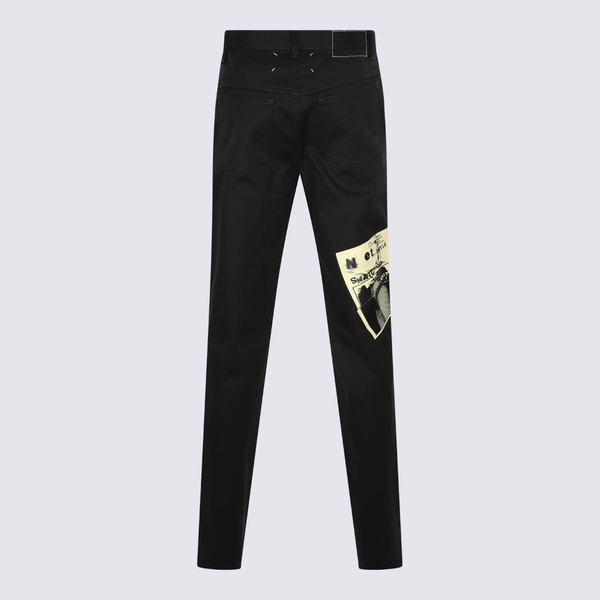 Maison Margiela Black Cotton Pants