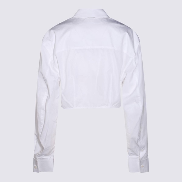 Alexander Wang White Cotton Asymmetric Shirt