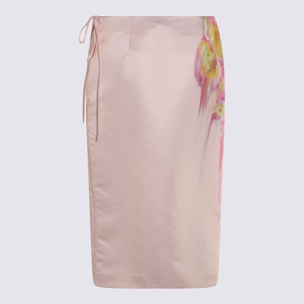 Blumarine Pink Midi Skirt